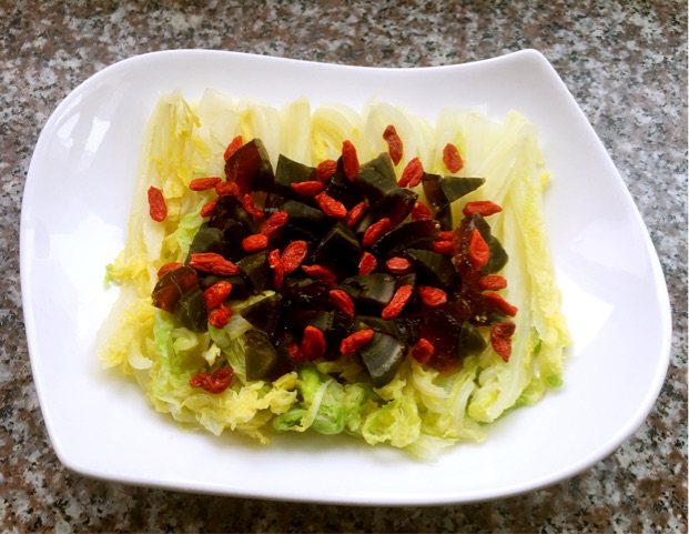 上汤皮蛋娃娃菜步骤9