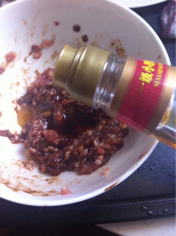 皮蛋肉春卷步骤8