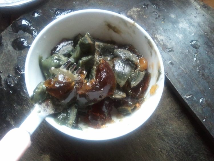 葱花皮蛋粥步骤6