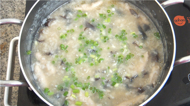 皮蛋肉根粥步骤11