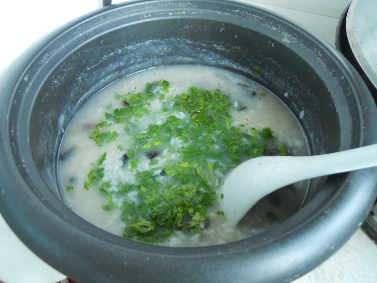皮蛋香粥步骤9