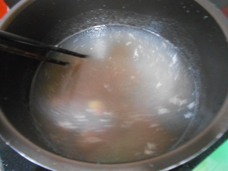 皮蛋肉末粥步骤7