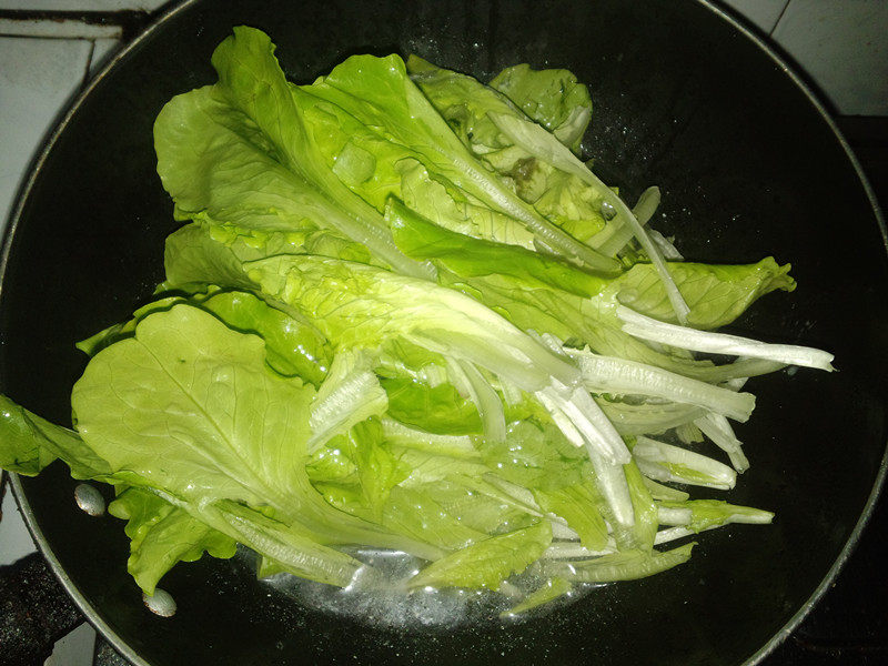 上汤生菜步骤7