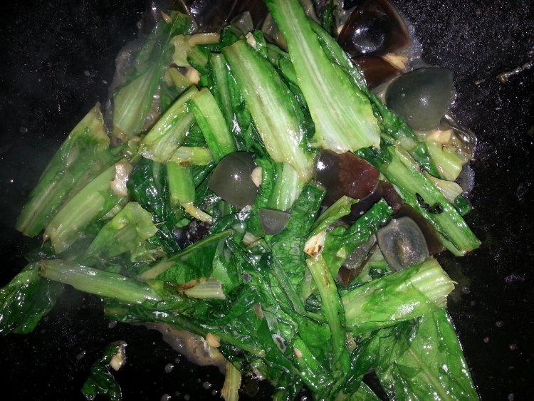 皮蛋油麦菜步骤7