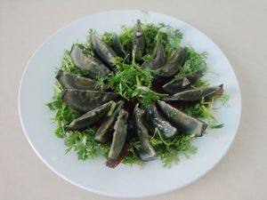 香菜拌皮蛋步骤4