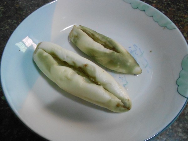皮蛋茄夹步骤4