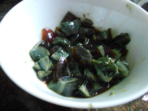 皮蛋茄夹步骤5
