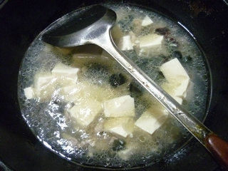 瘦肉皮蛋豆腐羹步骤9