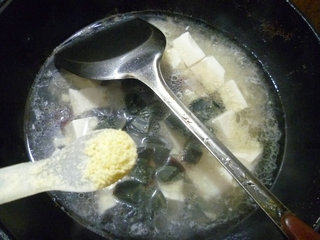 瘦肉皮蛋豆腐羹步骤8