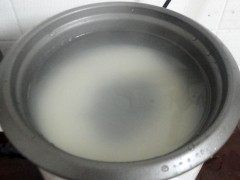 枸杞叶皮蛋瘦肉粥步骤2