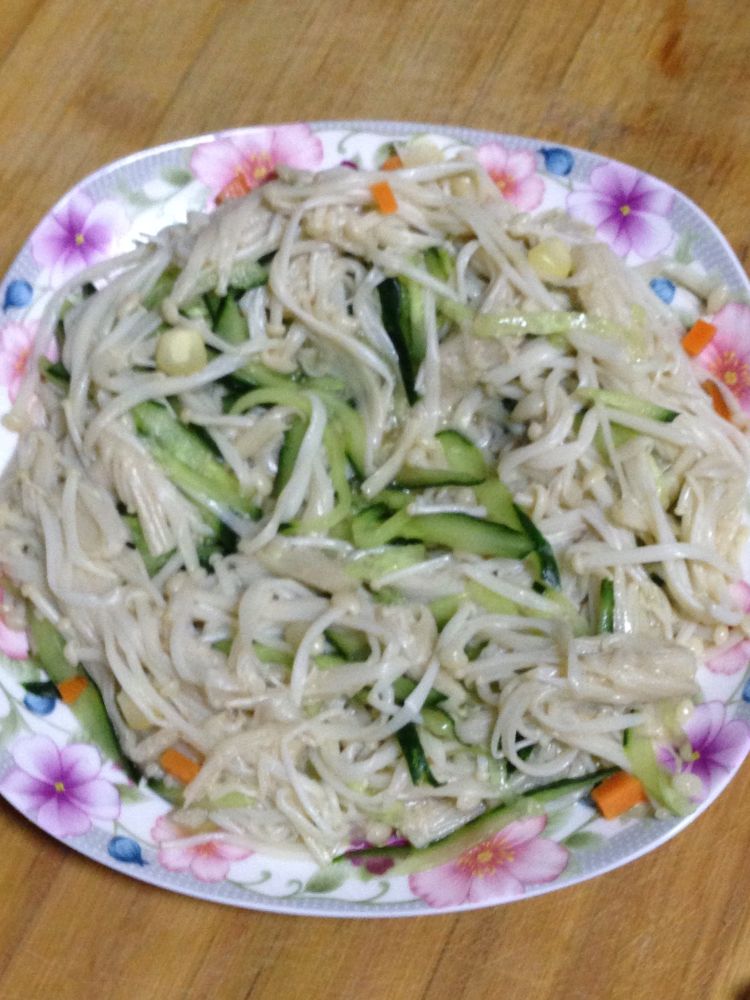 #美味的朋友#萌蛋金针步骤4