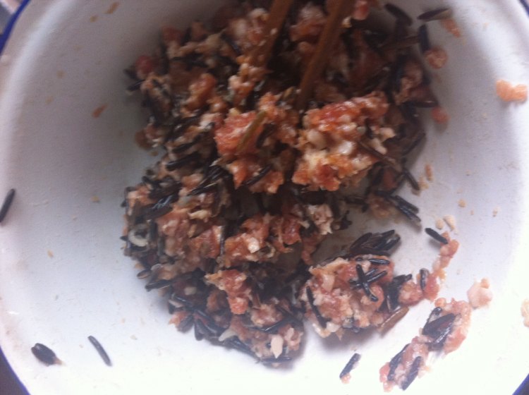 菰米肉蛋酿香菇步骤12