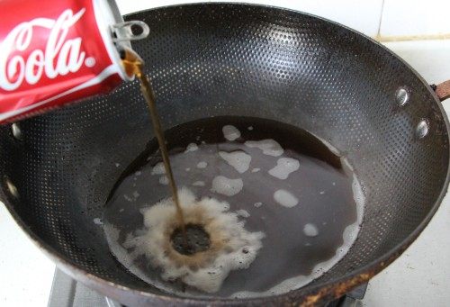 可乐虎皮鹌鹑蛋步骤4