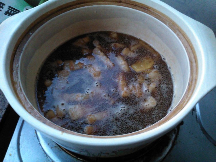 红烧肉炖鹌鹑蛋步骤10