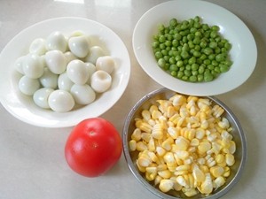 豌豆玉米炒鹌鹑蛋步骤1