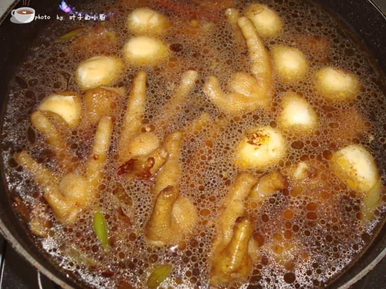 鹌鹑蛋烧鸡爪步骤9