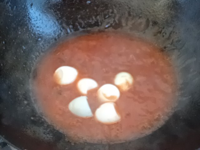 茄汁鹌鹑蛋杏鲍菇步骤9