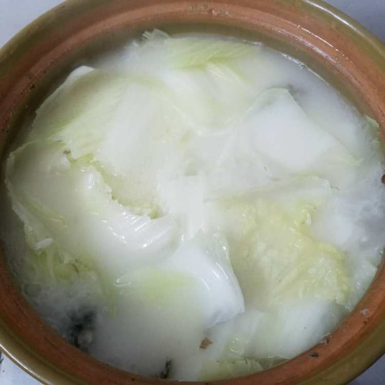 鲫鱼白菜汤步骤8