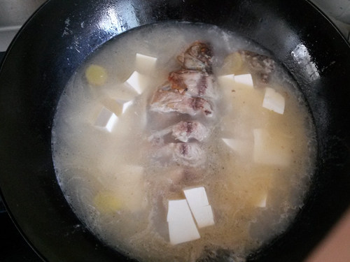 枸杞鲫鱼豆腐汤步骤9