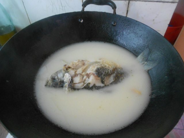 胡萝卜香菇鱼汤粥步骤7