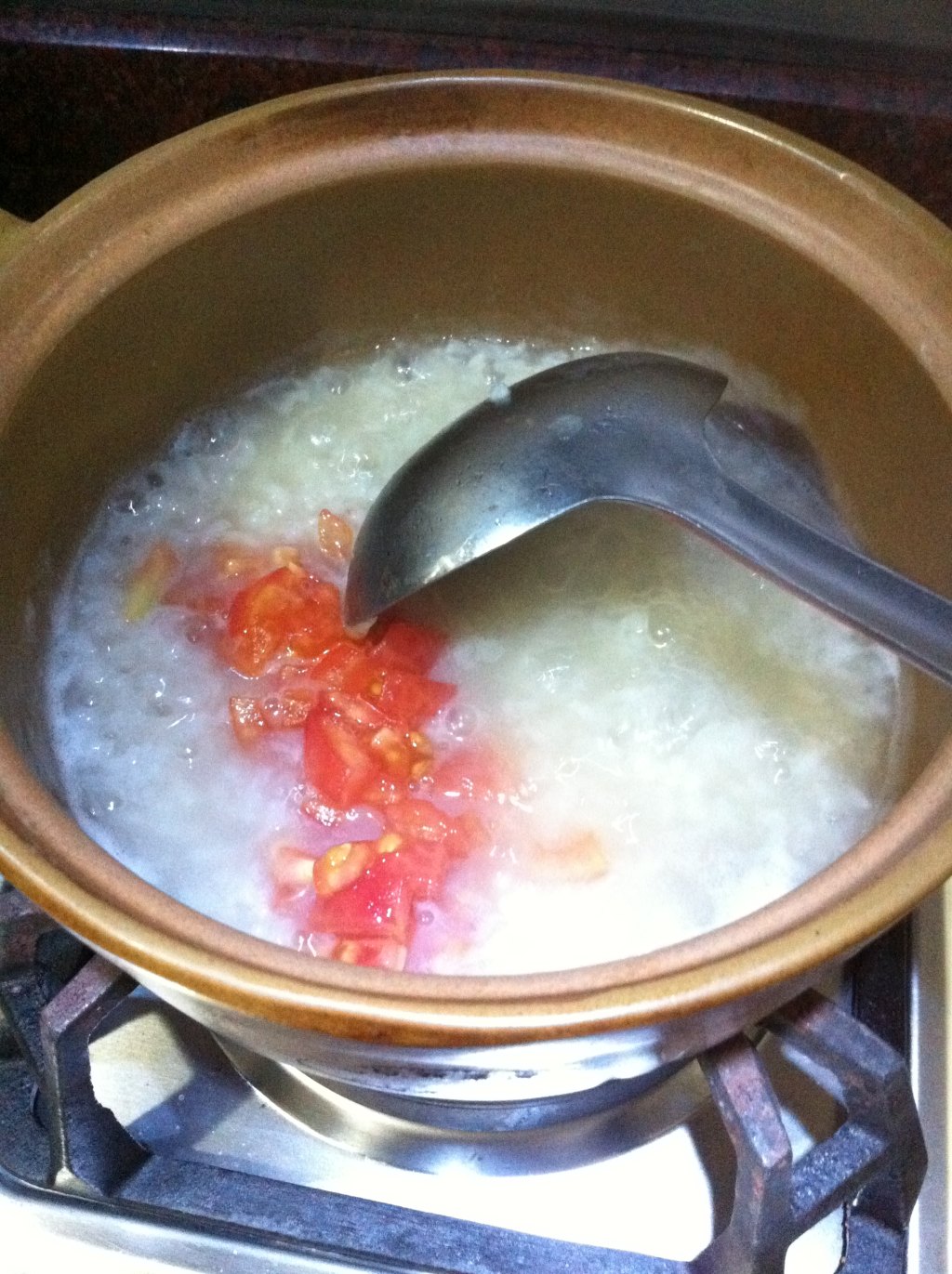 鱼香西红柿粥步骤6