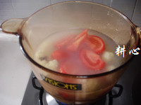 番茄菜花鲫鱼汤步骤6