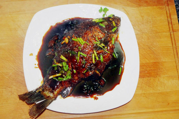 鲫鱼嵌肉步骤6