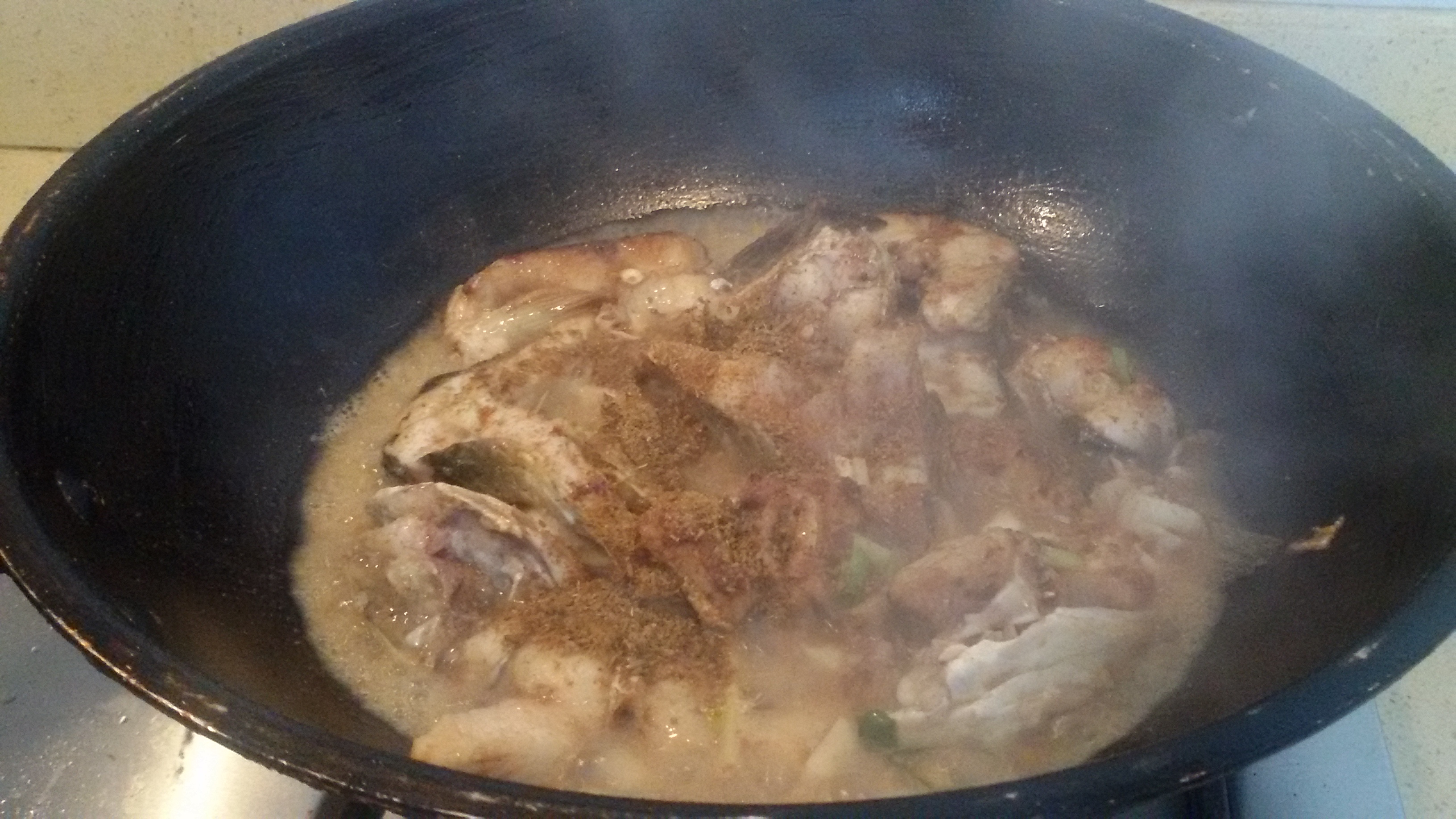 香菜豆豉鱼步骤7