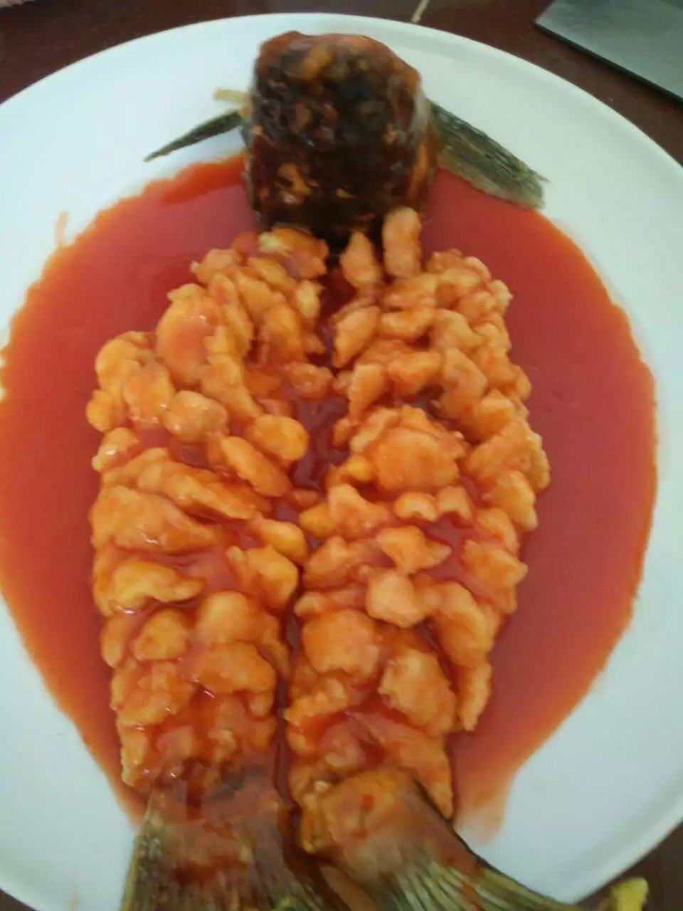 糖醋菊花鱼步骤8