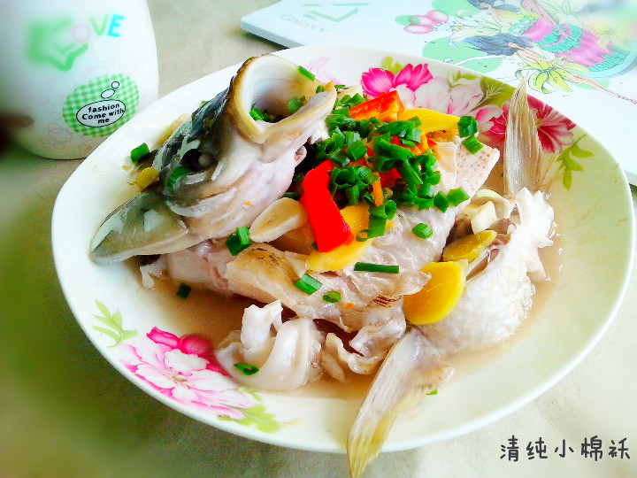 清蒸白鱼步骤11