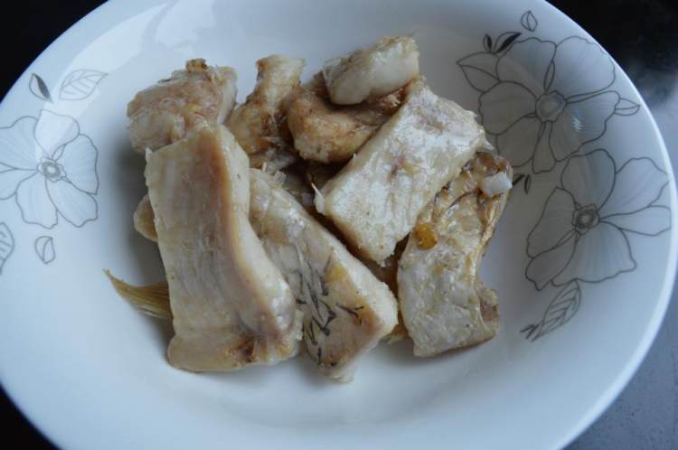 红烧咸鱼块步骤5
