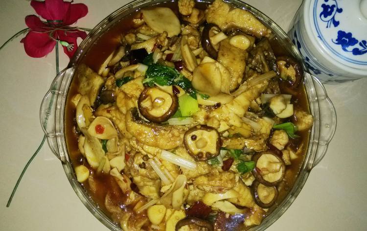 菌类红烧鱼步骤11