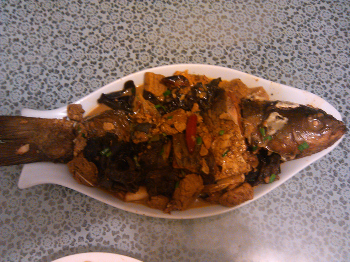 木耳豆腐炖全鱼步骤7