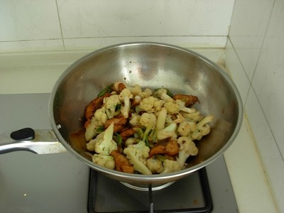 香辣菜花鱼片步骤15