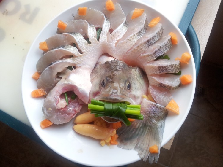 孔雀开屏步骤4