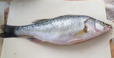 开屏鲈鱼步骤1
