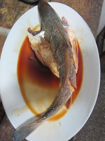 油淋鲈鱼步骤8