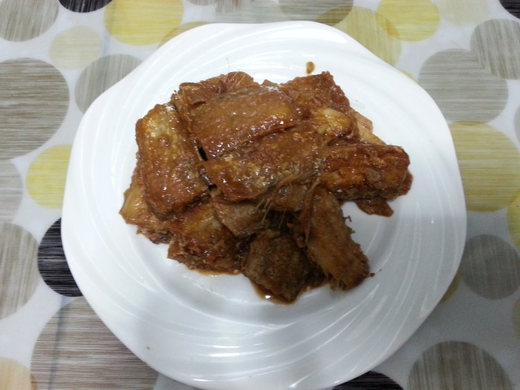 啤酒炖带鱼步骤7