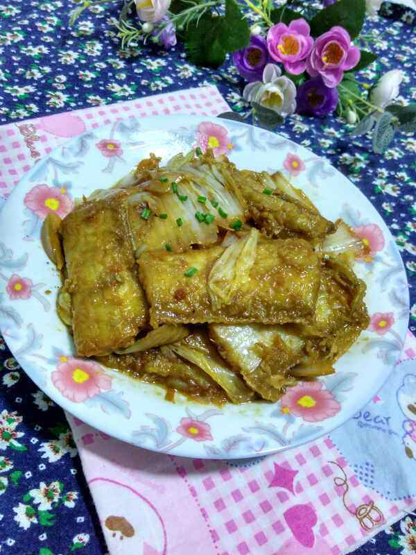 刀鱼扒白菜步骤12