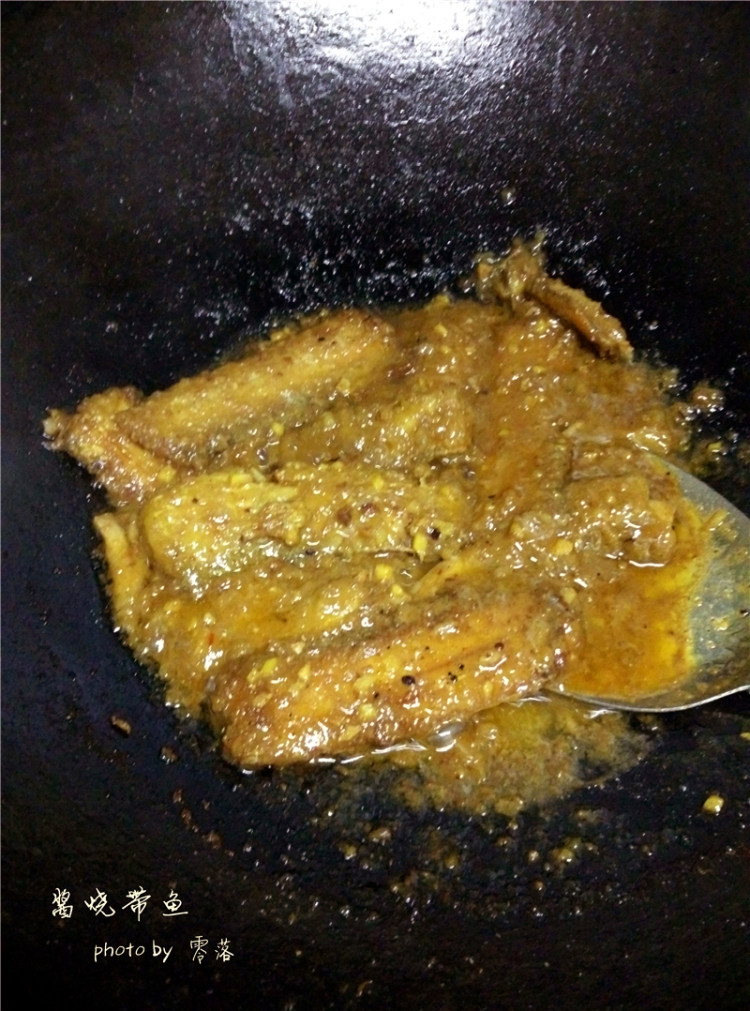 【沙茶美食】酱烧带鱼步骤11