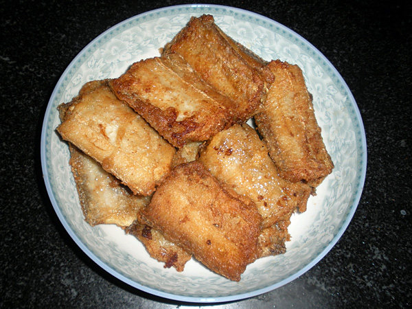 酸豆角烧带鱼步骤8