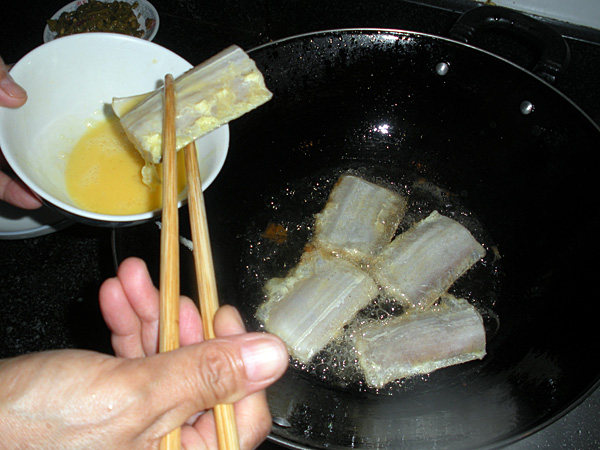 酸豆角烧带鱼步骤6