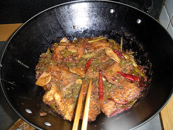 酸豆角烧带鱼步骤19