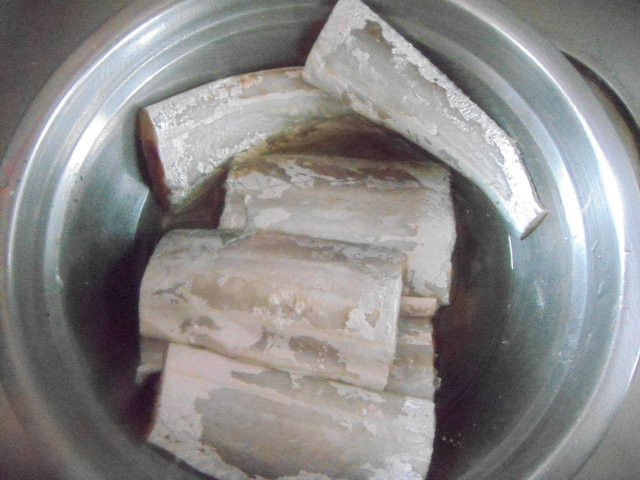 熬带鱼段步骤1
