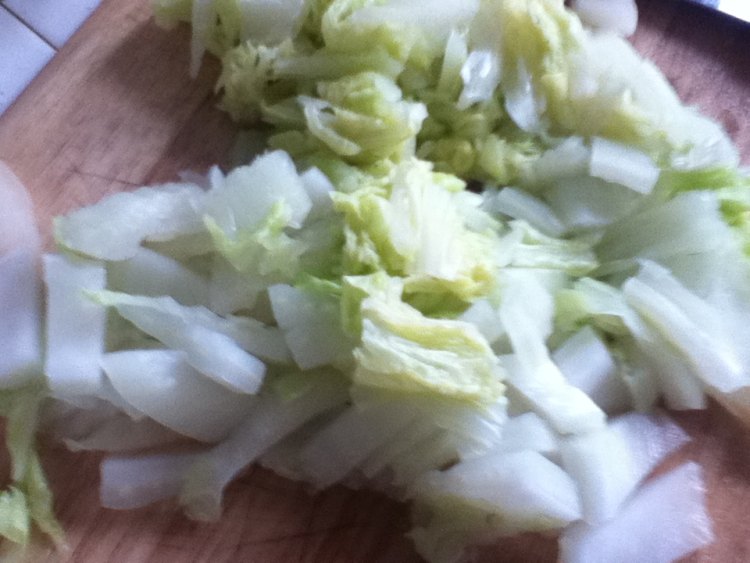 带鱼烧白菜步骤2