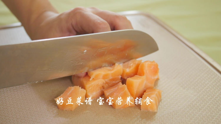 三文鱼松步骤2
