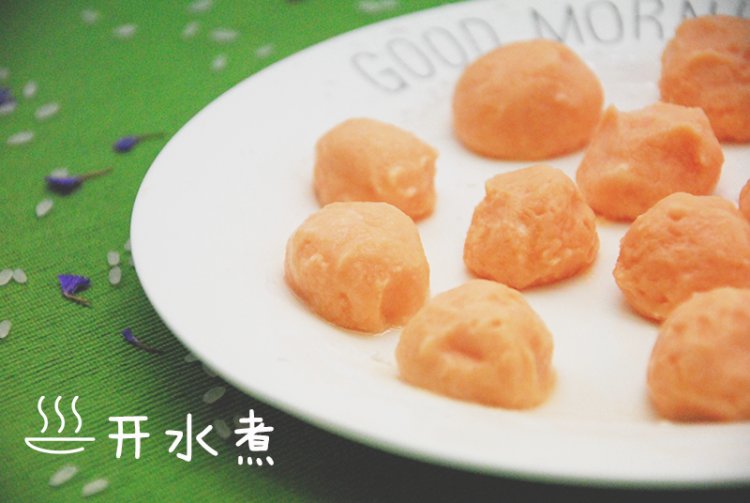 三文鱼奶酪包心丸步骤8