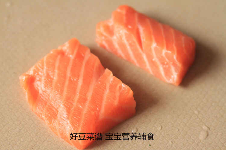 菜心三文鱼粥步骤4