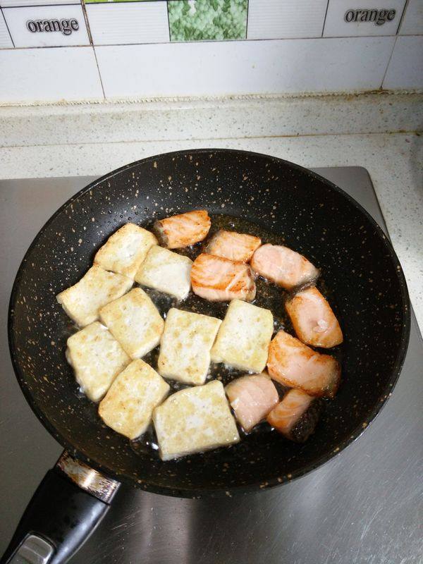照烧三文鱼豆腐步骤3