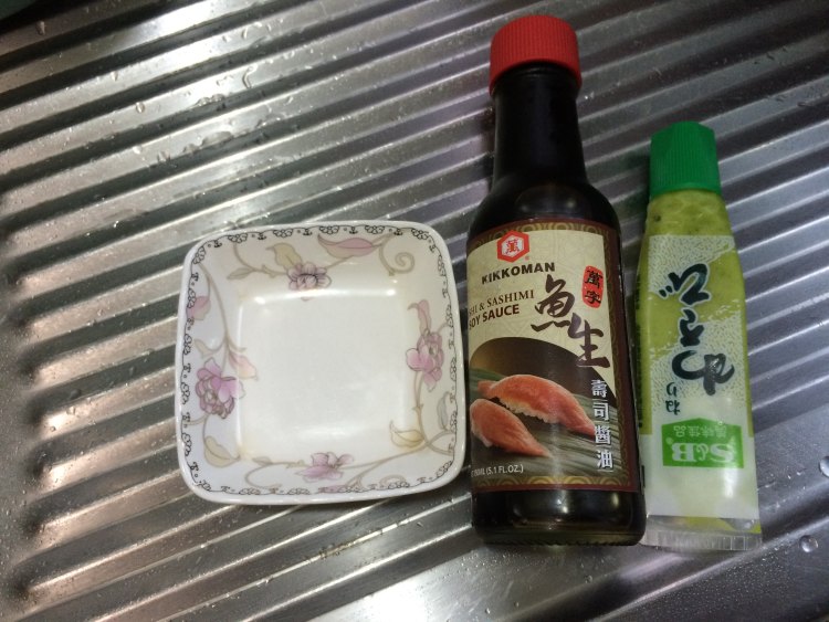 三文鱼北极贝刺身拼盘步骤4